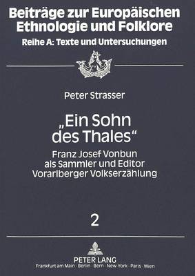 Cover of -Ein Sohn Des Thales-