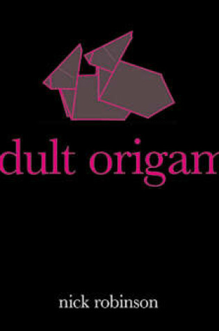 Cover of Adult Origami