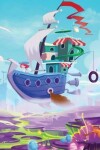 Book cover for Sky Ship Over Toonland Notebook