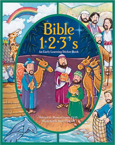 Book cover for Bible 1 2 3's Sticker Book