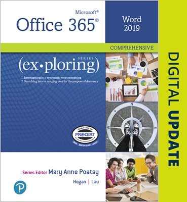 Book cover for Exploring Microsoft Office Word 2019 Comprehensive