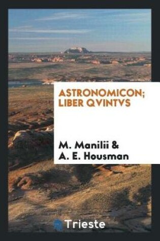 Cover of Astronomicon; Liber Qvintvs