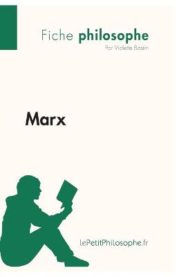 Book cover for Marx (Fiche philosophe)