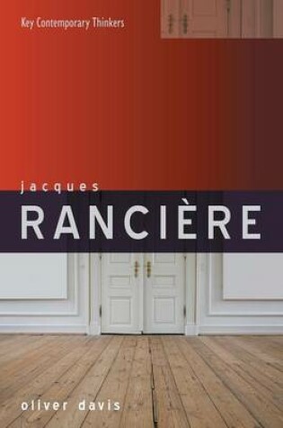 Cover of Jacques Ranciere