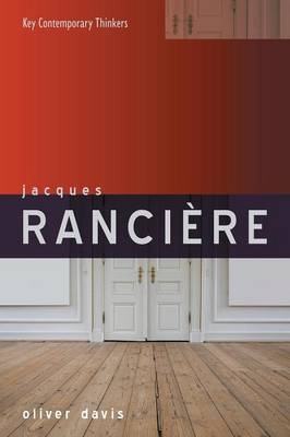 Book cover for Jacques Ranciere