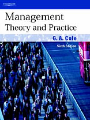 Book cover for Management Theory and Practice