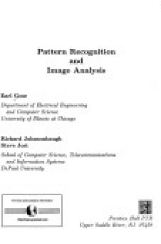 Cover of Pattern Recognition with Image Analysis