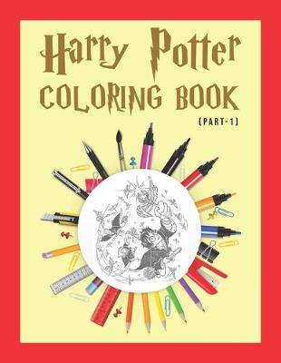 Book cover for Harry Potter Coloring Book (Part-1)