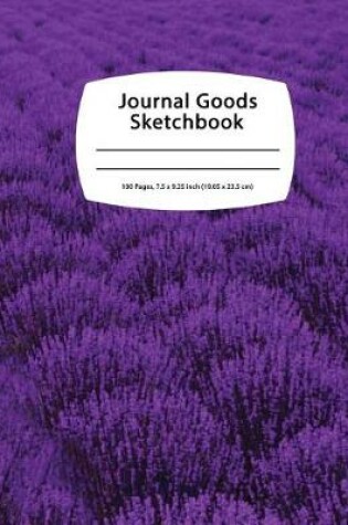 Cover of Journal Goods Sketchbook - Purple Field