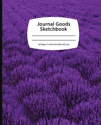 Book cover for Journal Goods Sketchbook - Purple Field