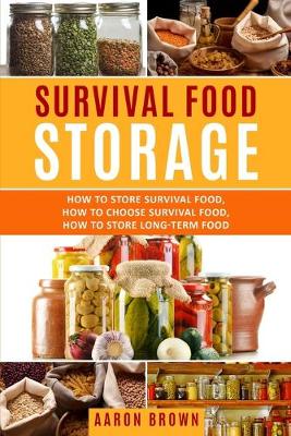 Book cover for survival food storage