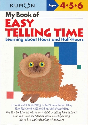 Book cover for Kumon My Book of Easy Telling Time