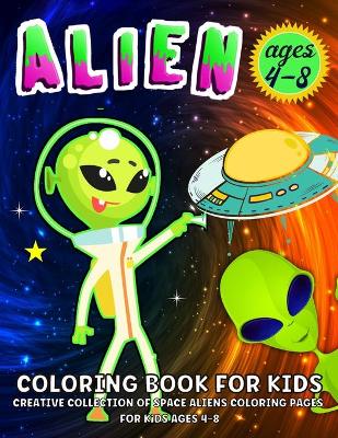 Book cover for Alien Coloring Book