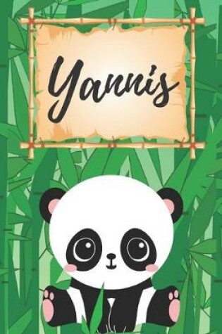 Cover of personalisiertes Notizbuch Panda / Malbuch / Kritzelbuch / Tagebuch / Journal / Notizheft / DIN A5 / Geschenke Yannis