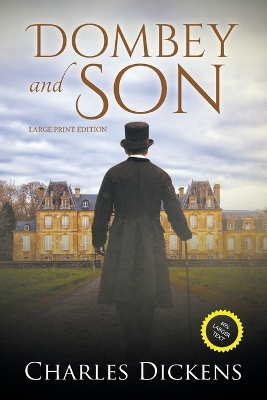 Book cover for Dombey and Son (Annotated, Large Print)