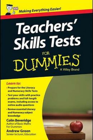 Cover of Teacher's Skills Tests for Dummies