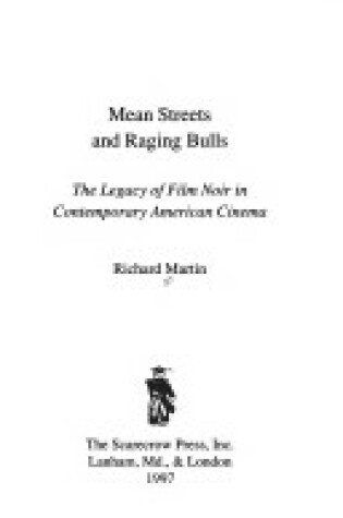 Cover of Mean Streets and Raging Bulls