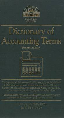 Cover of Dictionary of Accounting Terms