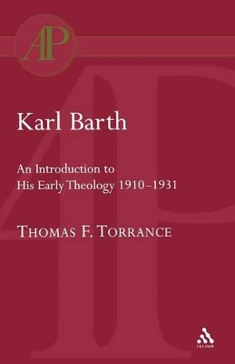Book cover for Karl Barth: Introduction to Early Theology