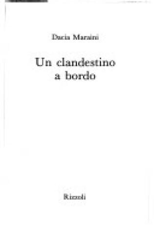 Cover of Clandestino