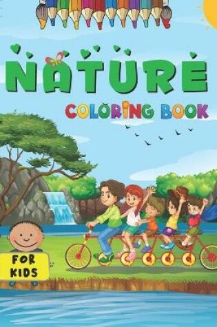 Cover of Nature Coloring Book For Kids