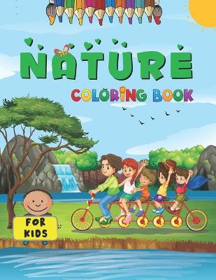 Book cover for Nature Coloring Book For Kids