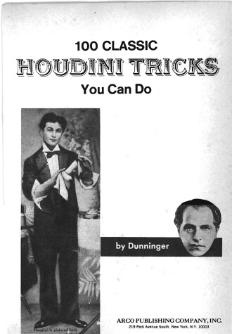 Book cover for Hundred Classical Houdini Tricks You Can Do