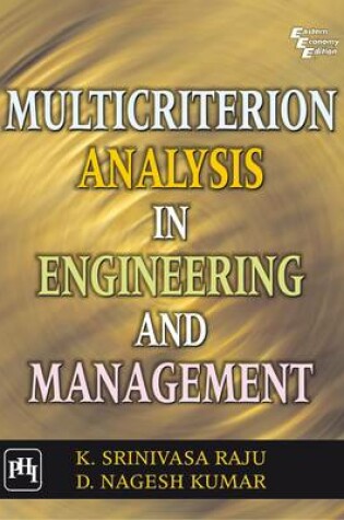 Cover of Multicriterion Analysis in Engineering and Management
