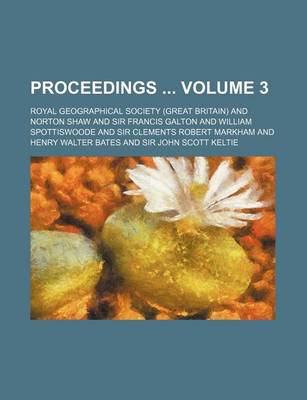 Book cover for Proceedings Volume 3