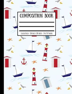 Book cover for Nautical Pattern Composition Book