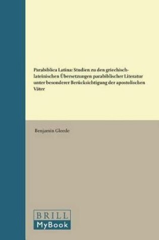 Cover of Parabiblica Latina