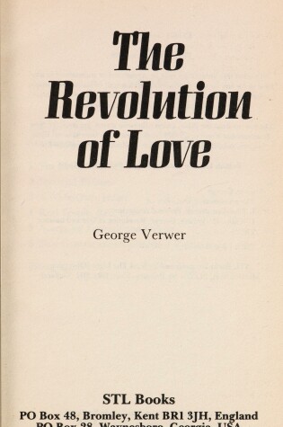 Cover of The Revolution of Love