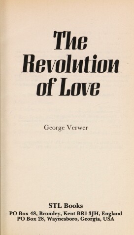 Book cover for The Revolution of Love