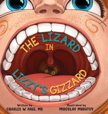 Book cover for The Lizzard in Lizzy's Gizzard