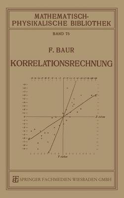 Book cover for Korrelationsrechnung