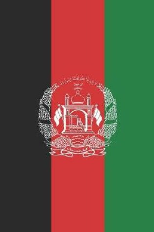 Cover of Afghanistan Travel Journal - Afghanistan Flag Notebook - Afghan Flag Book