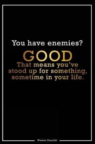 Cover of You Have Enemies? Good That Means Youve Stood Up for Something, Sometime In...