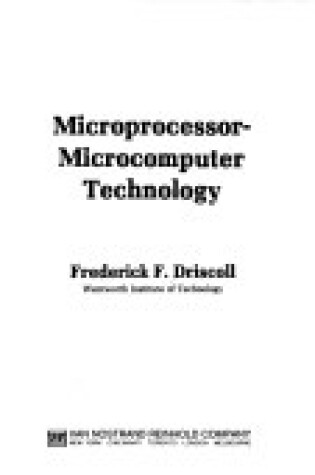 Cover of Microprocessor/Microcomputer Technology