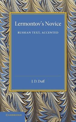 Book cover for Lermontov's Novice