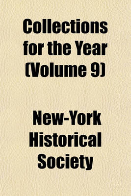 Book cover for Collections for the Year (Volume 9)