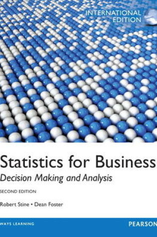 Cover of Statistics for Business, plus MyStatLab with Pearson eText