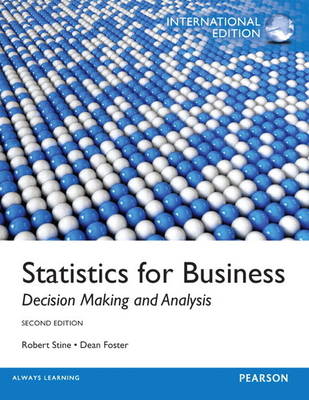 Book cover for Statistics for Business, plus MyStatLab with Pearson eText