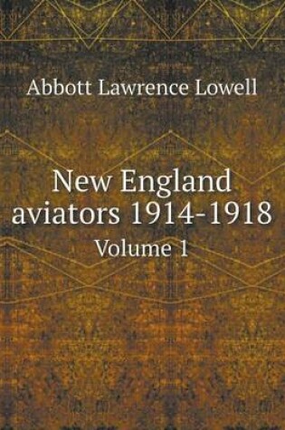 Cover of New England aviators 1914-1918 Volume 1