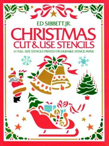 Book cover for Christmas Cut & Use Stencils