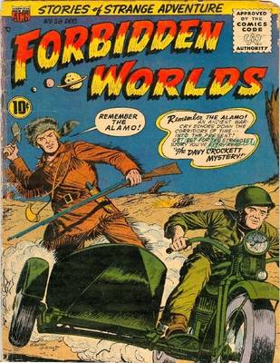 Book cover for Forbidden Worlds Number 39 Horror Comic Book