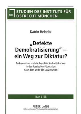 Cover of "Defekte Demokratisierung" - Ein Weg Zur Diktatur?