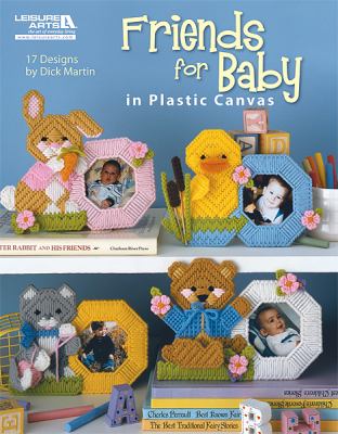 Book cover for Friends for Baby in Plastic Canvas