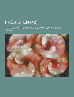 Book cover for Predigten (42 )