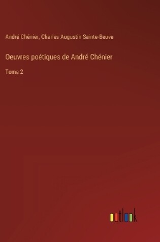 Cover of Oeuvres po�tiques de Andr� Ch�nier