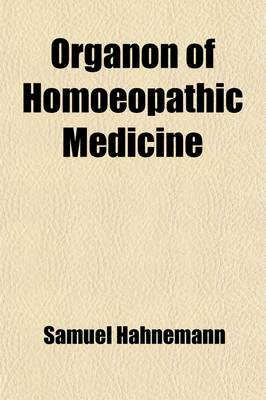 Book cover for Organon of Hom Opathic Medicine